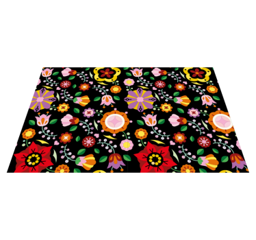 Tovaglietta americana originale ispirazione floreale vivace - TenStickers