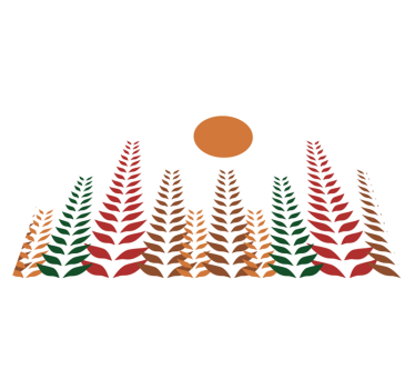 Tovaglietta americana moderna motivo foglia elegante - TenStickers