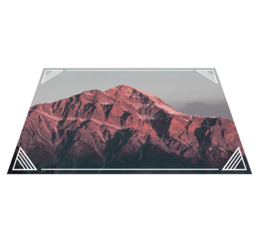 Tovaglietta americana moderna paesaggio montano sereno - TenStickers