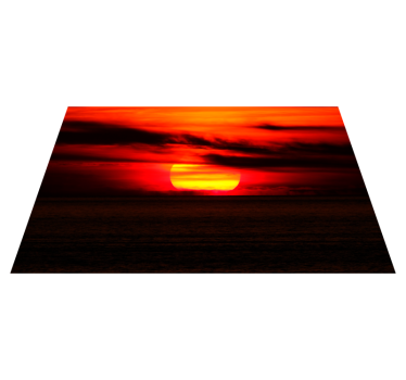 Tovaglietta americana elegante tramonto sull'oceano - TenStickers
