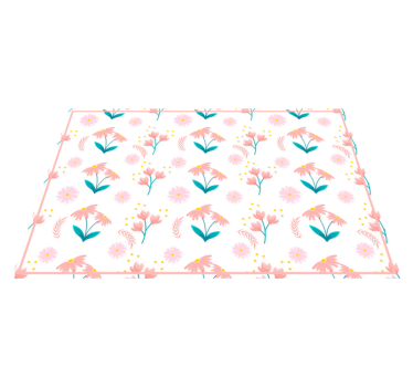 Tovaglietta americana originale a motivi floreali - TenStickers