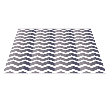 Tovaglietta americana textu design a zigzag - TenStickers
