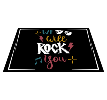 Tovaglietta americana frase citazione audace - TenStickers