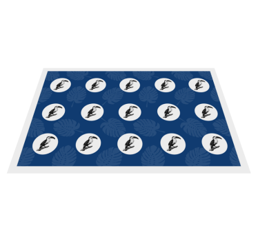 Tovaglietta americana originale con motivo uccelli tropicali - TenStickers