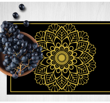 Tovaglietta americana elegante componente botanico elegante - TenStickers