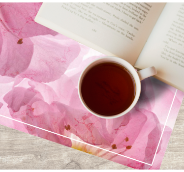 Tovaglietta americana elegante motivo floreale delicato - TenStickers