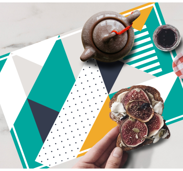 Tovaglietta americana moderna a forme geometriche - TenStickers