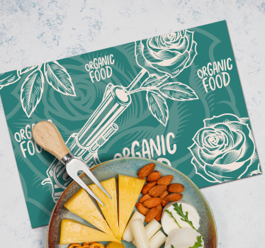 Tovaglietta americana originale cibo biologico revolver - TenStickers