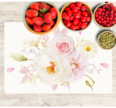 Tovaglietta americana originale delizia di fiori - TenStickers