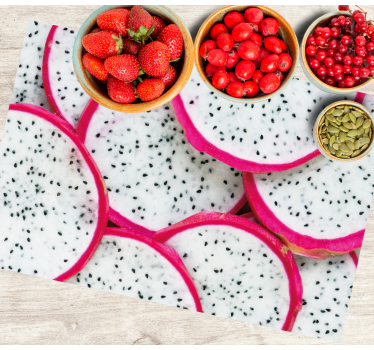 Tovaglietta americana originale fetta di pitaya - TenStickers