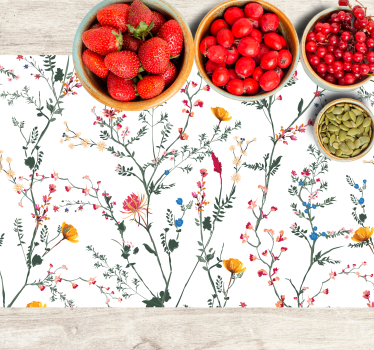 Tovaglietta americana originale motivo floreale - TenStickers