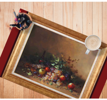 Tovaglietta americana originale opera d'arte fruttata - TenStickers