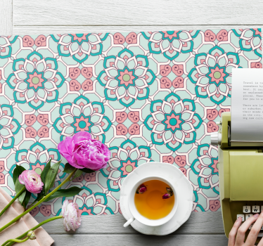 Tovaglietta americana originale stile illustrazione floreale - TenStickers