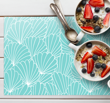 Tovaglietta americana textu superficie a conchiglia - TenStickers