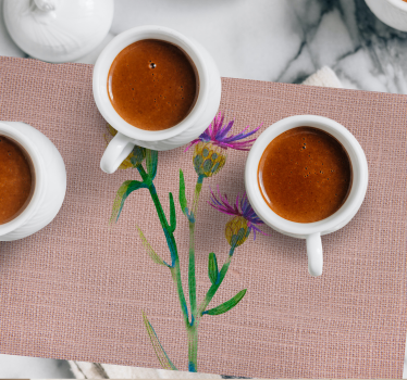 Tovaglietta in vinile con fiori - TenStickers
