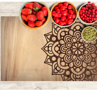 Tovaglietta texture Motivo laterale in legno - TenStickers
