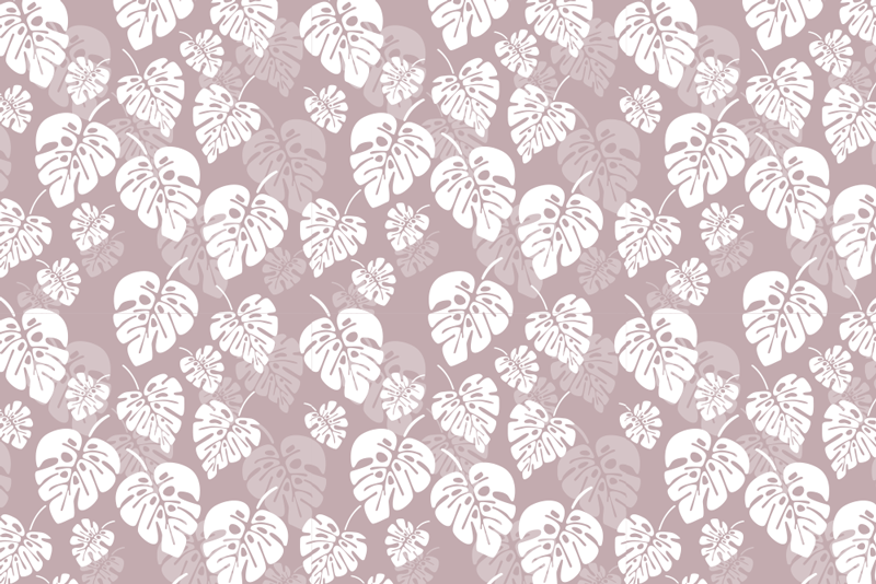 Tovaglietta americana textu design foglie tropicali - TenStickers