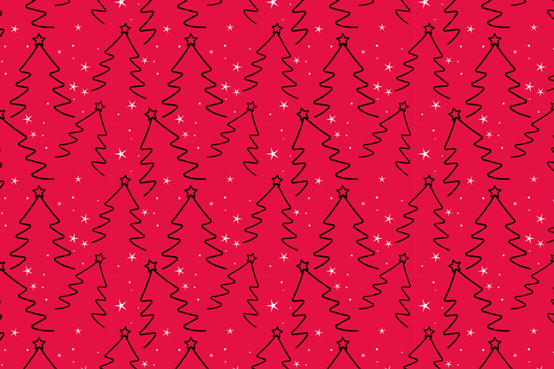 Tovaglietta americana natale motivo elegante albero - TenStickers