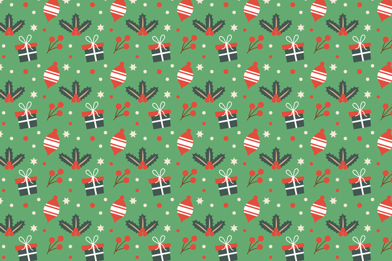 Tovaglietta americana natale motivo decorativo festivo - TenStickers
