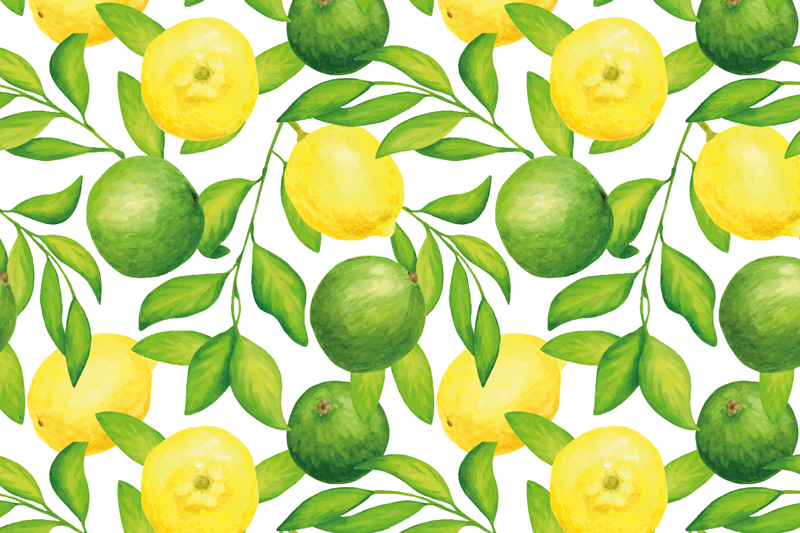 Tovaglietta americana originale motivo agrumi freschi - TenStickers
