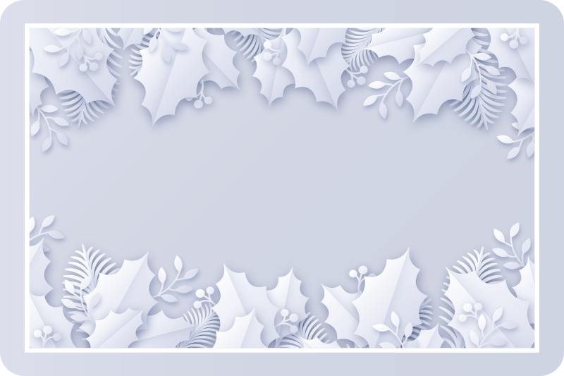 Tovaglietta americana natale design elegante festivo - TenStickers
