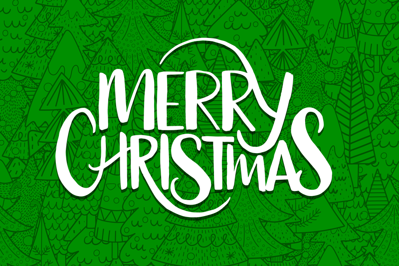 Tovaglietta americana natale auguri di buone feste - TenStickers