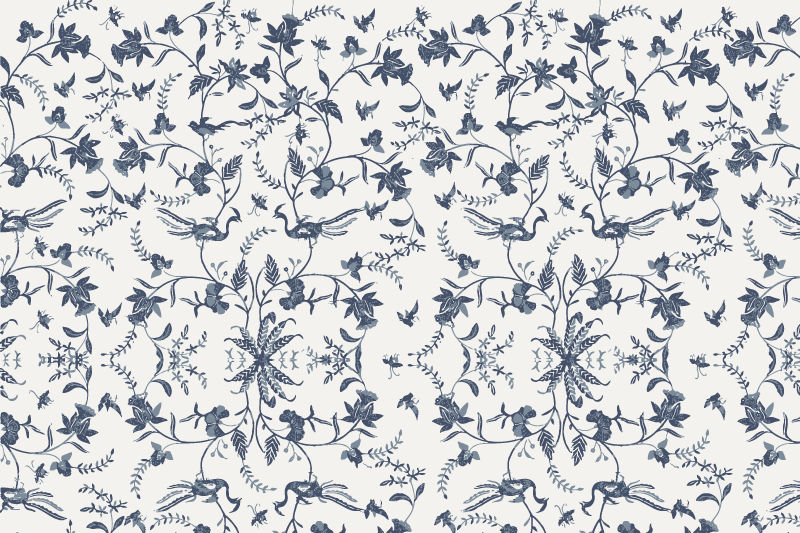 Tovaglietta americana textu ispirazione floreale elegante - TenStickers
