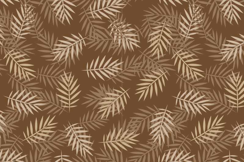 Tovaglietta americana textu motivo foglia naturale - TenStickers