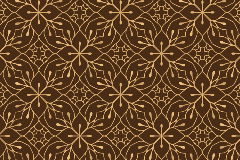 Tovaglietta americana textu idea fiore elegante - TenStickers