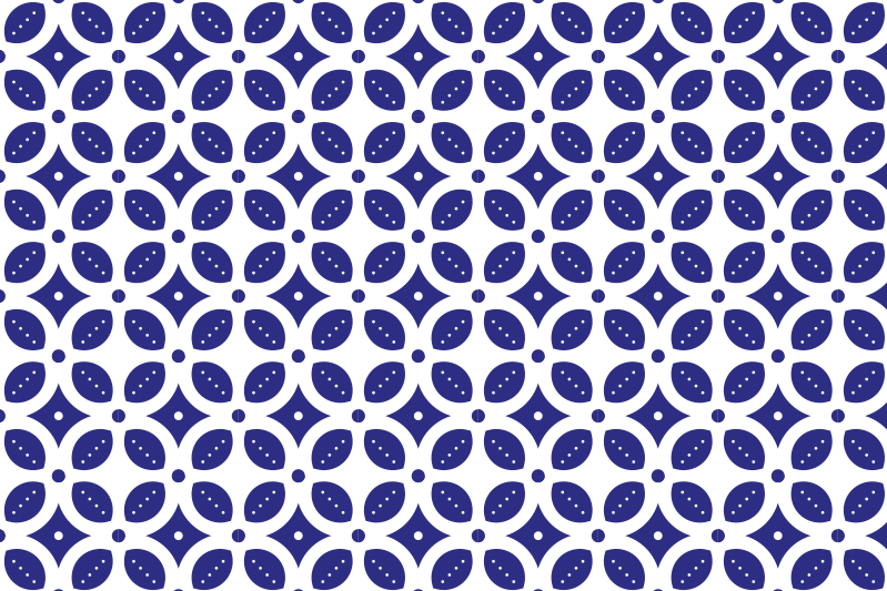 Tovaglietta americana textu sovrapposizione geometrica - TenStickers