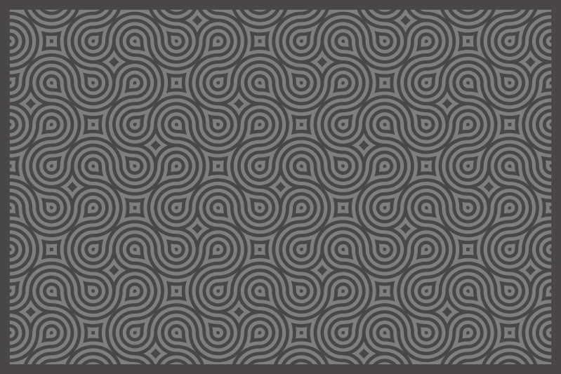 Tovaglietta americana textu motivo a spirale astratta - TenStickers
