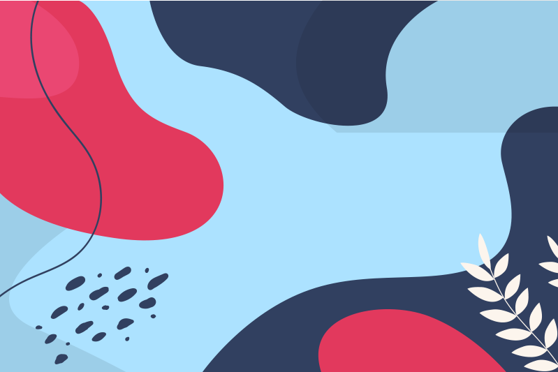 Tovaglietta americana originale forme astratte colorate - TenStickers