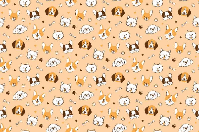 Tovaglietta americana infantile faccine di animali carini - TenStickers