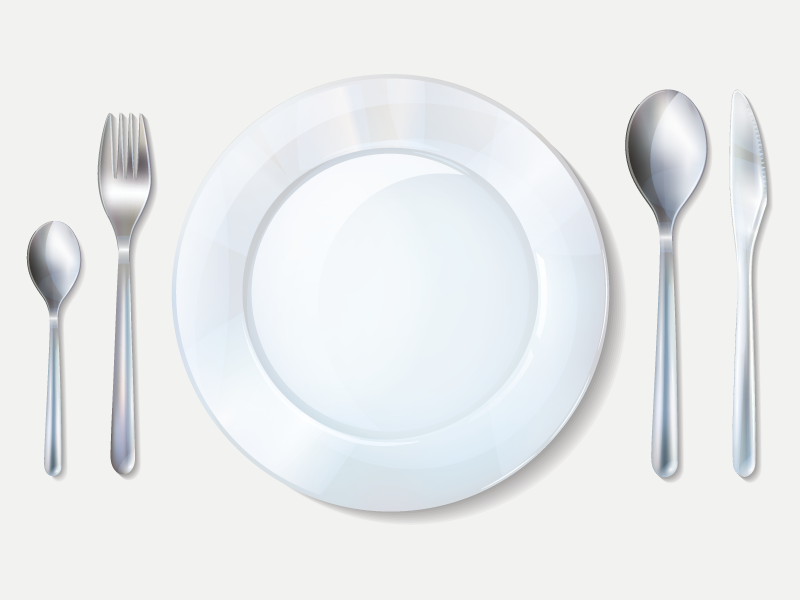 Tovaglietta americana moderna impostazione elegante tavola - TenStickers