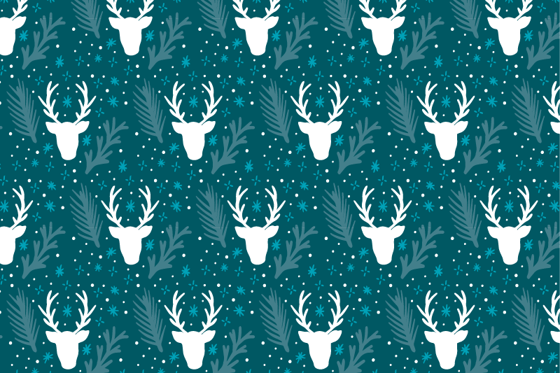 Tovaglietta americana natale impiattamento elegante festivo - TenStickers