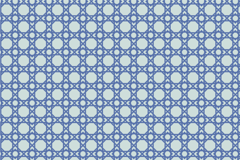 Tovaglietta americana textu motivo blu elegante - TenStickers