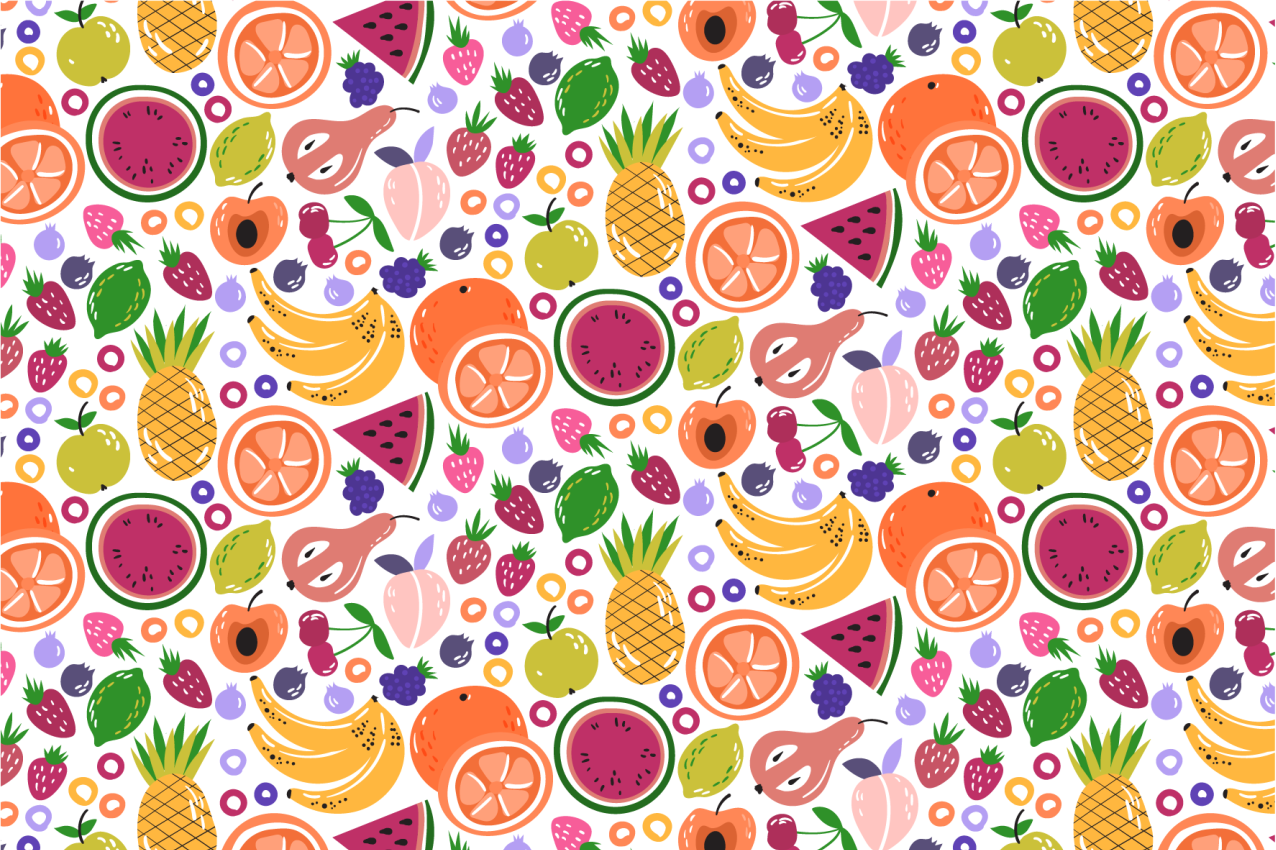 Tovaglietta americana infantile stampa frutta - TenStickers