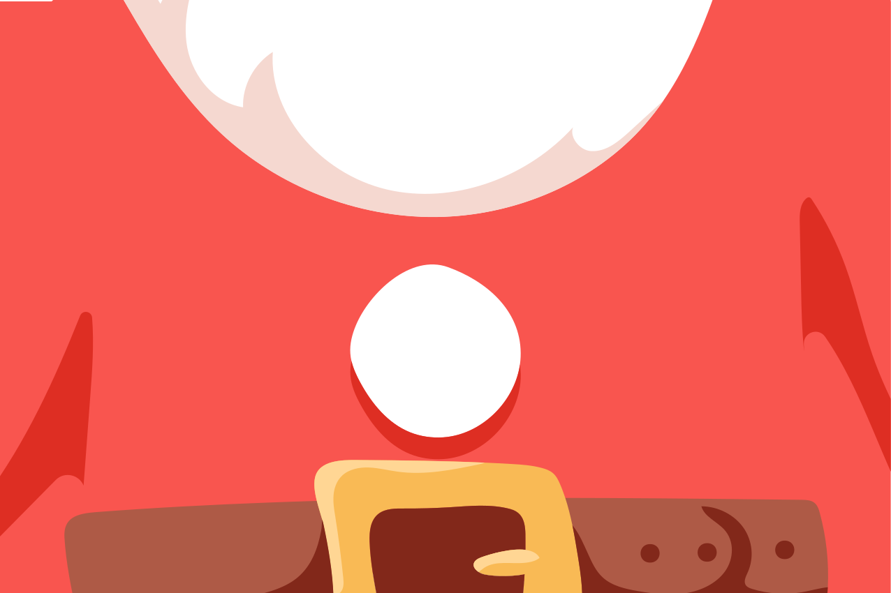 Tovaglietta americana natale maglietta di babbo natale - TenStickers