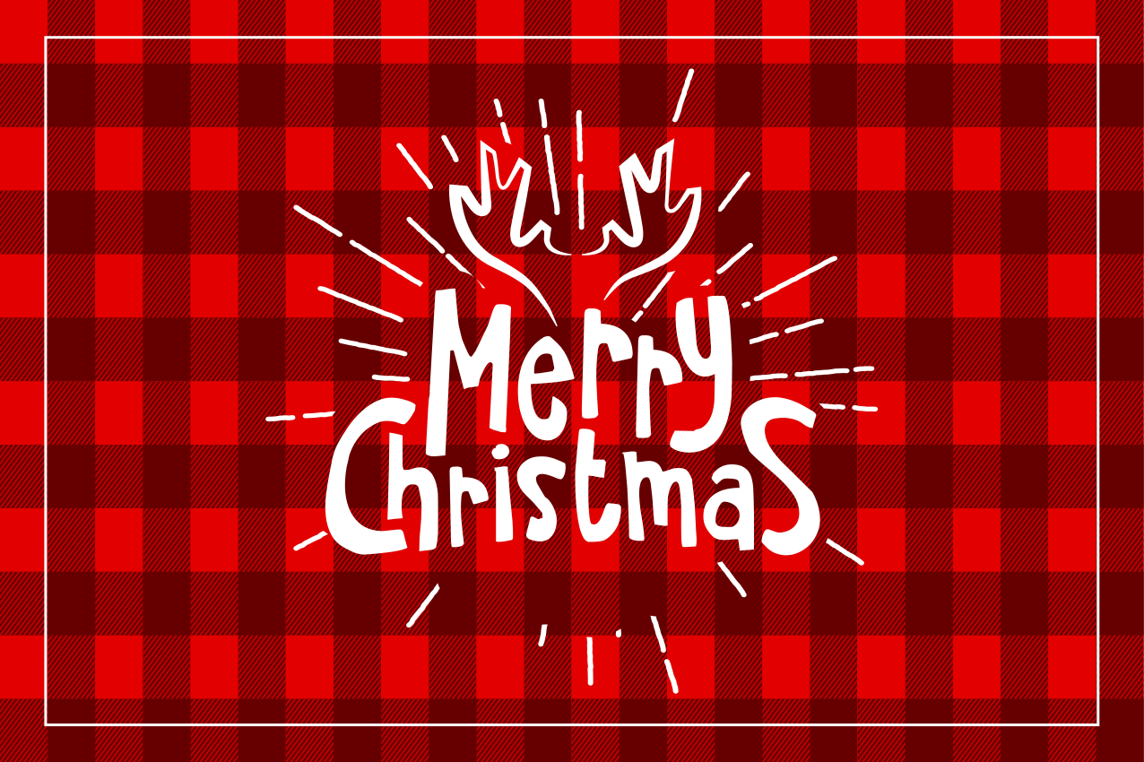 Tovaglietta americana natale design buon natale - TenStickers