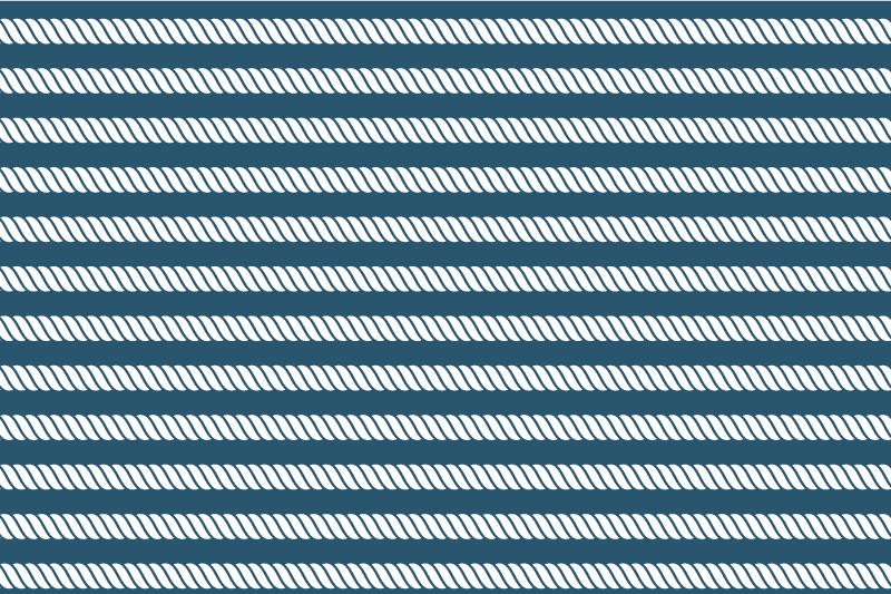 Tovaglietta americana moderna a righe blu navy - TenStickers