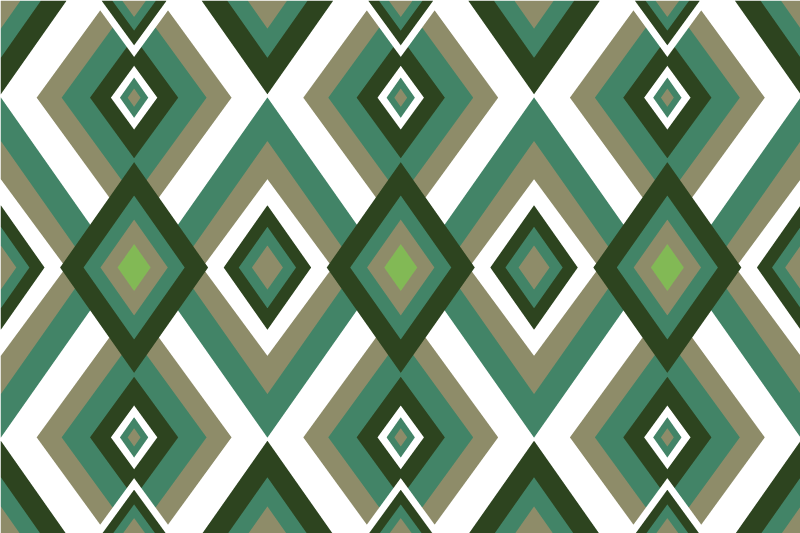 Tovaglietta americana moderna con design geometrico - TenStickers