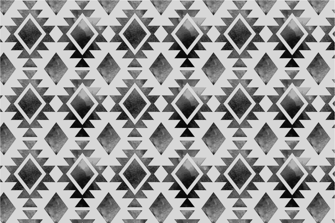 Tovaglietta americana textu motivo monocromatico geometrico - TenStickers