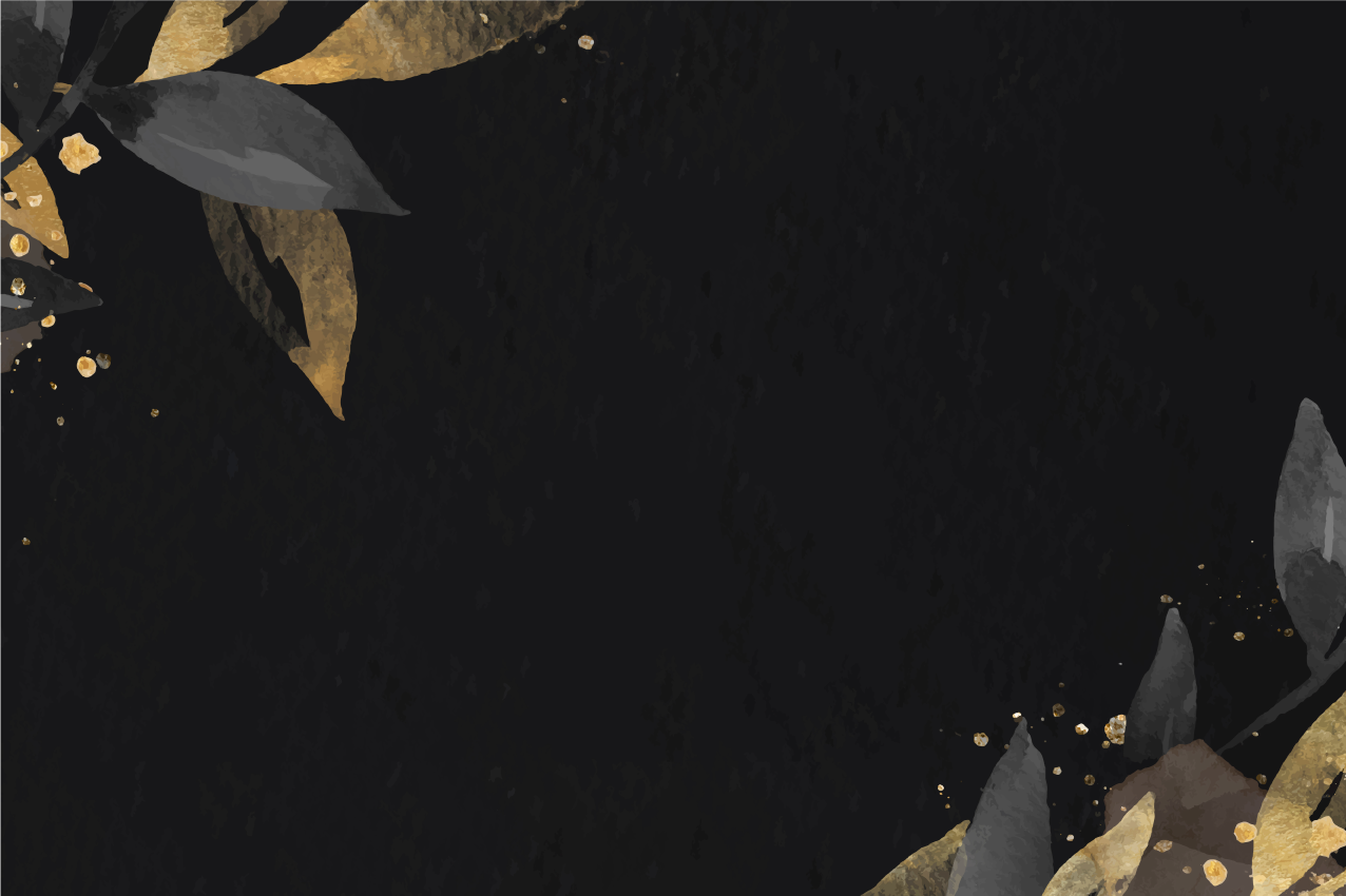 Tovaglietta americana elegante motivi foglia raffinati - TenStickers