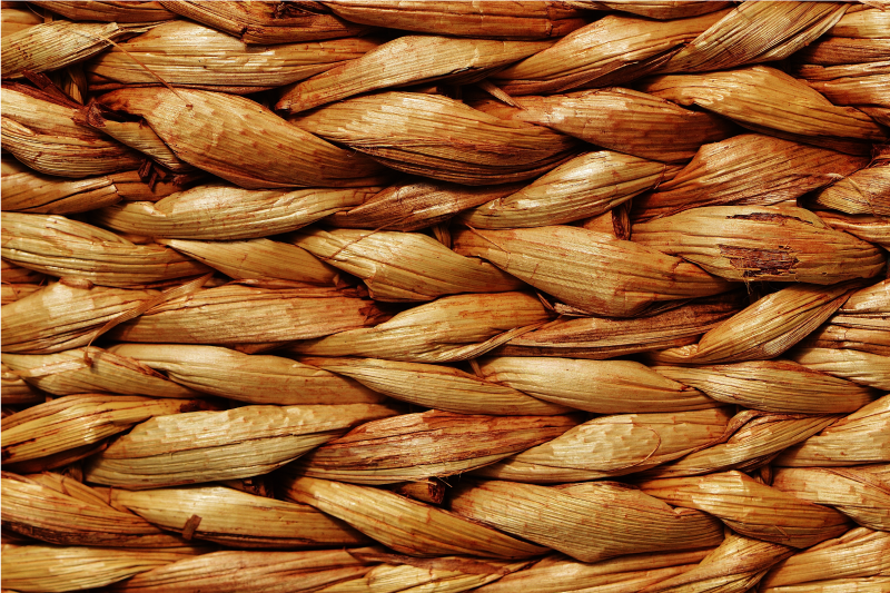 Tovaglietta americana textu tappeto naturale intrecciato - TenStickers