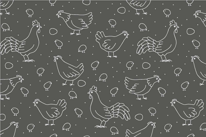 Tovaglietta americana originale ciotola gallina incantevole - TenStickers
