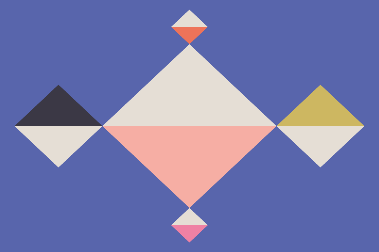 Tovaglietta americana moderna quadri colorati geometrici - TenStickers