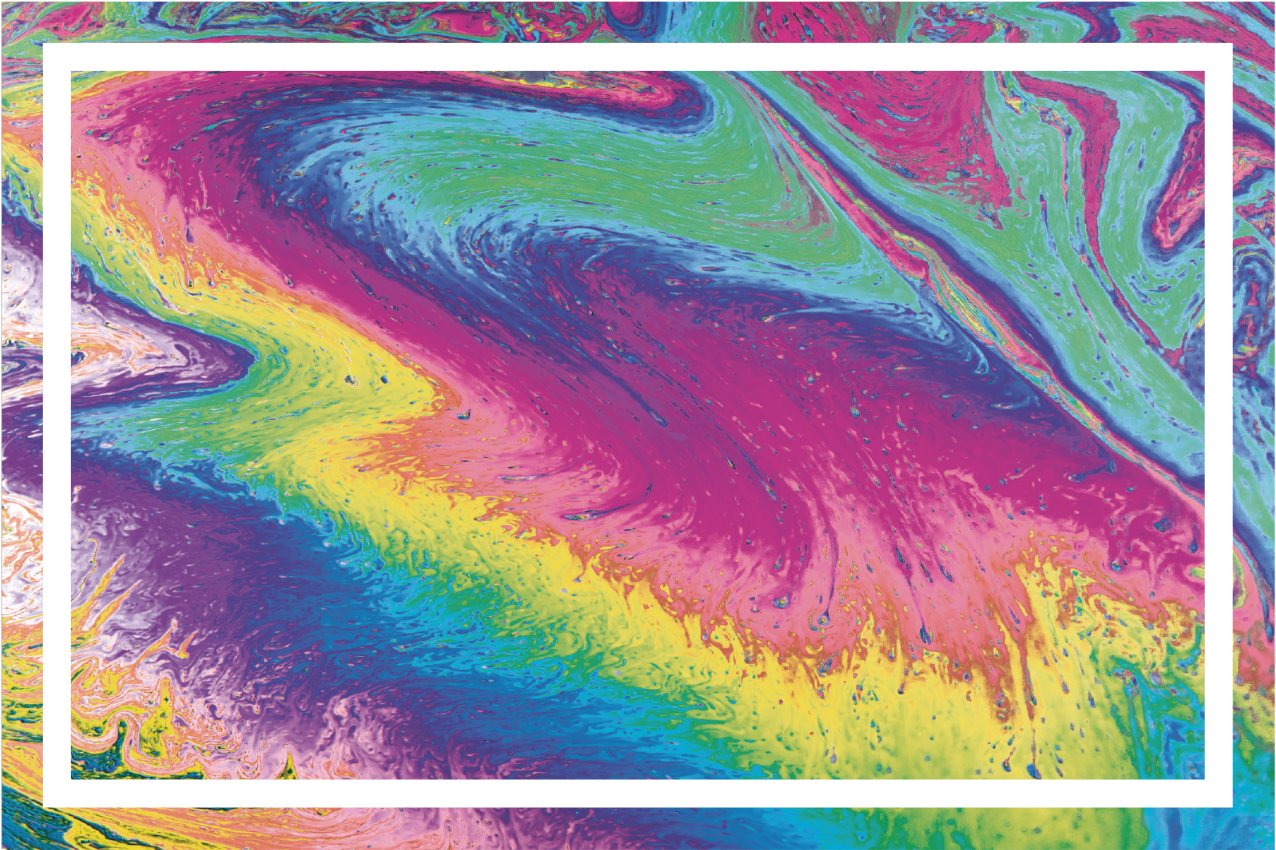 Tovaglietta americana originale motivo astratto vivace - TenStickers