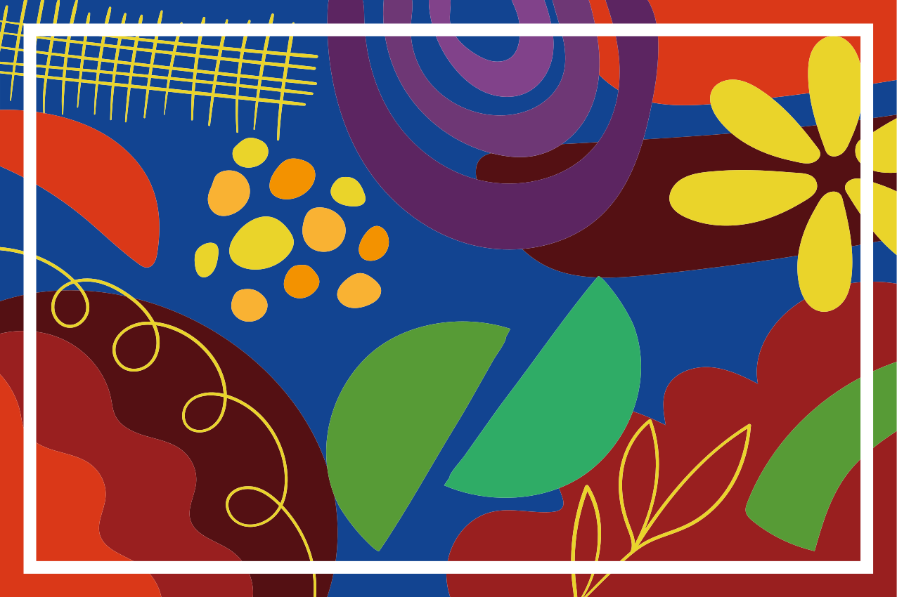 Tovaglietta americana originale con motivi geometrici vivaci - TenStickers