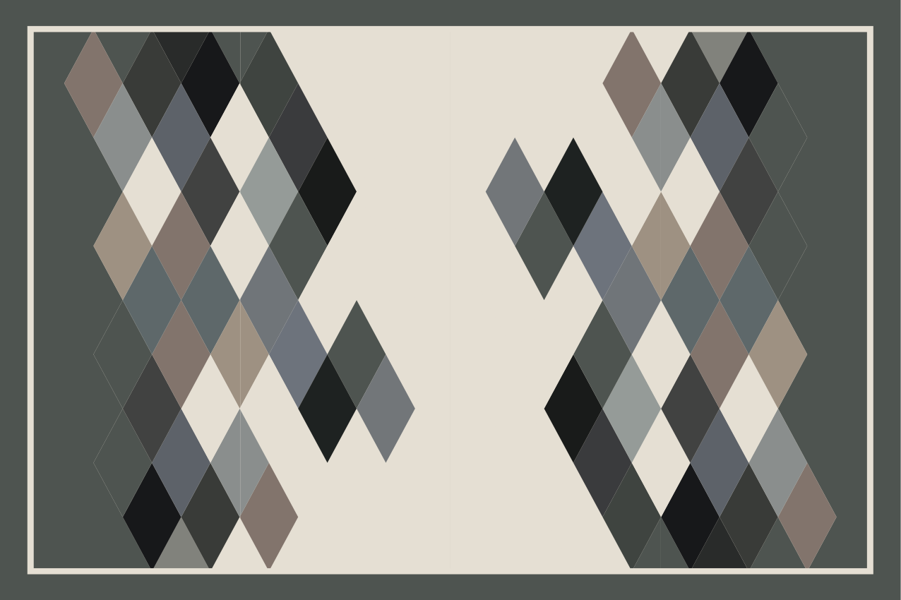 Tovaglietta americana moderna con superficie geometrica - TenStickers