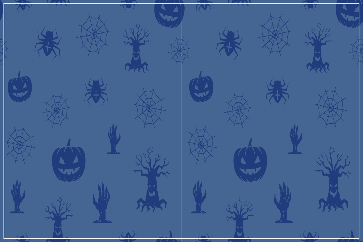 Tovaglietta americana di halloween decorazione spettrale - TenStickers